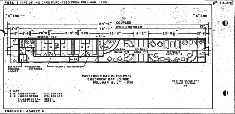 PS5L-5 Bedroom, bar, lounge-Pullman