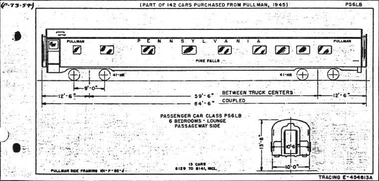 PS6LB-6 Bedrooms, lounge-Pullman