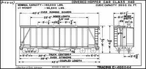 Diagram of PRR class H40 