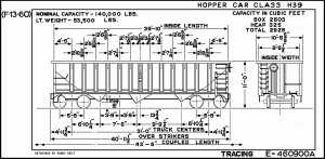 Diagram of PRR class H39 