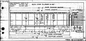 Diagram of PRR class X45 