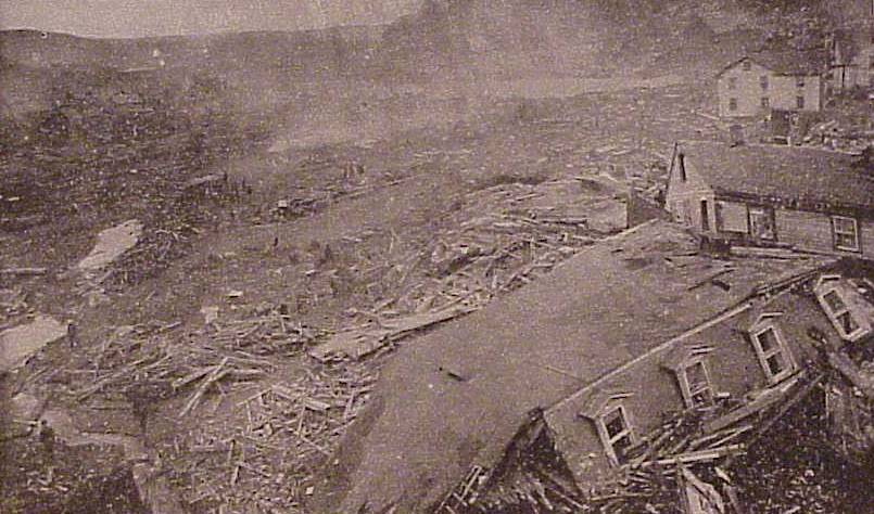 General View Of The Ruins Looking Up Stony Creek