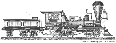 Single-drive fast passenger loco - 1849